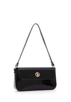 Kadın Siyah Rugan Kol Çantası - 50317814001