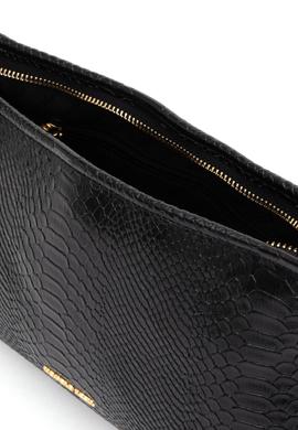 Kadın Siyah Zincir Askılı Kroko Kol Çantası - 50317816001