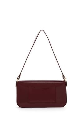 Kadın Bordo Rugan Kol Çantası - 50317814002