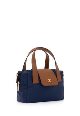 Kadın Lacivert Kapitone Çapraz Çanta - 50317833002