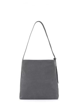 Kadın Gri Süet Omuz Çantası - 50317826002