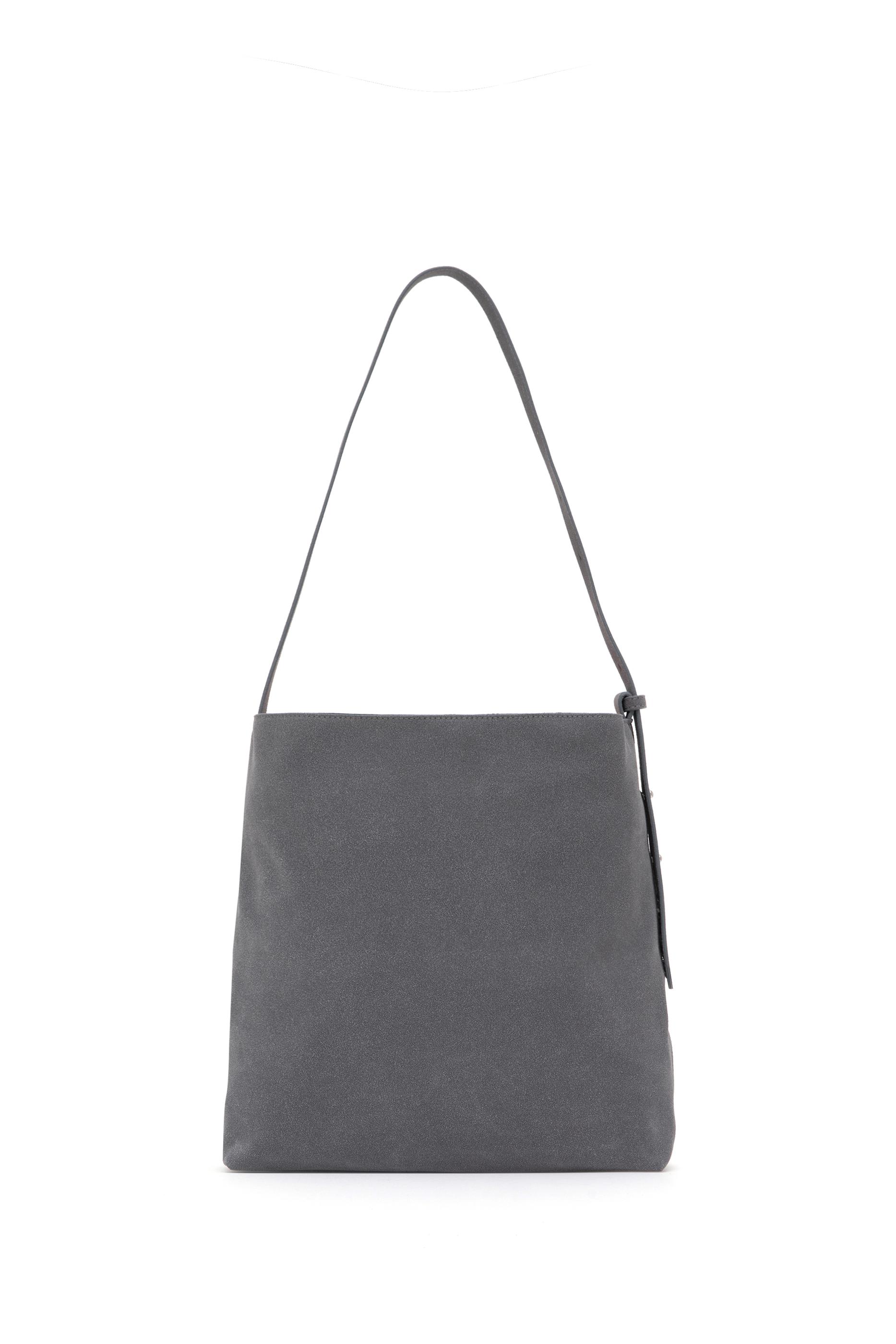 Kadın Gri Süet Omuz Çantası