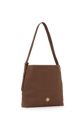 Kadın Kahverengi Süet Omuz Çantası - 50317826001