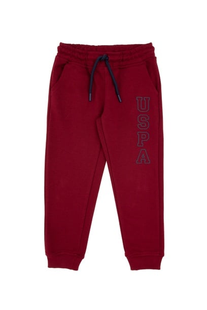 Erkek Çocuk Bordo Eşofman Altı