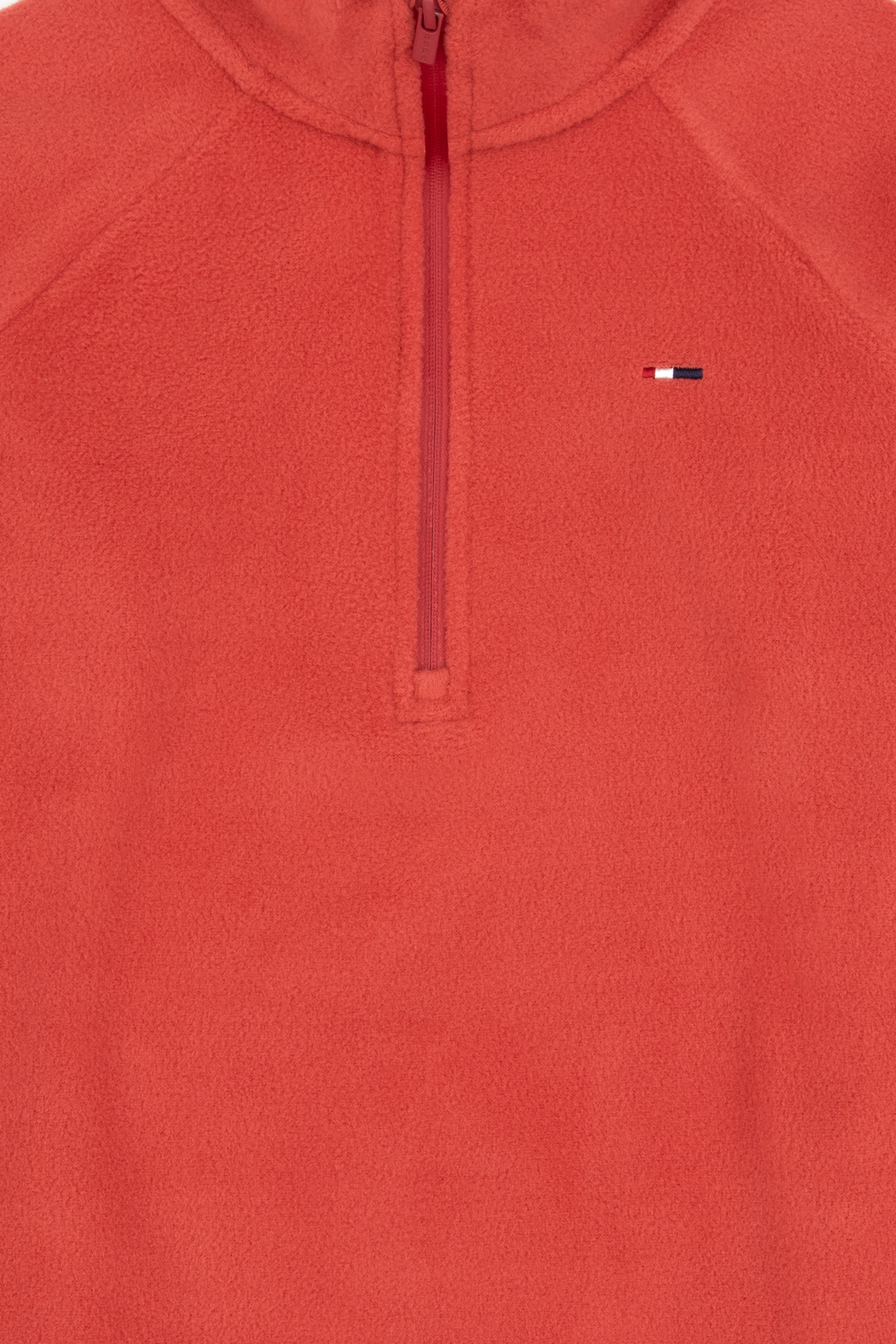 Kız Çocuk Gül Kurusu Polarlı Yarım Fermuarlı Sweatshirt - Image 7