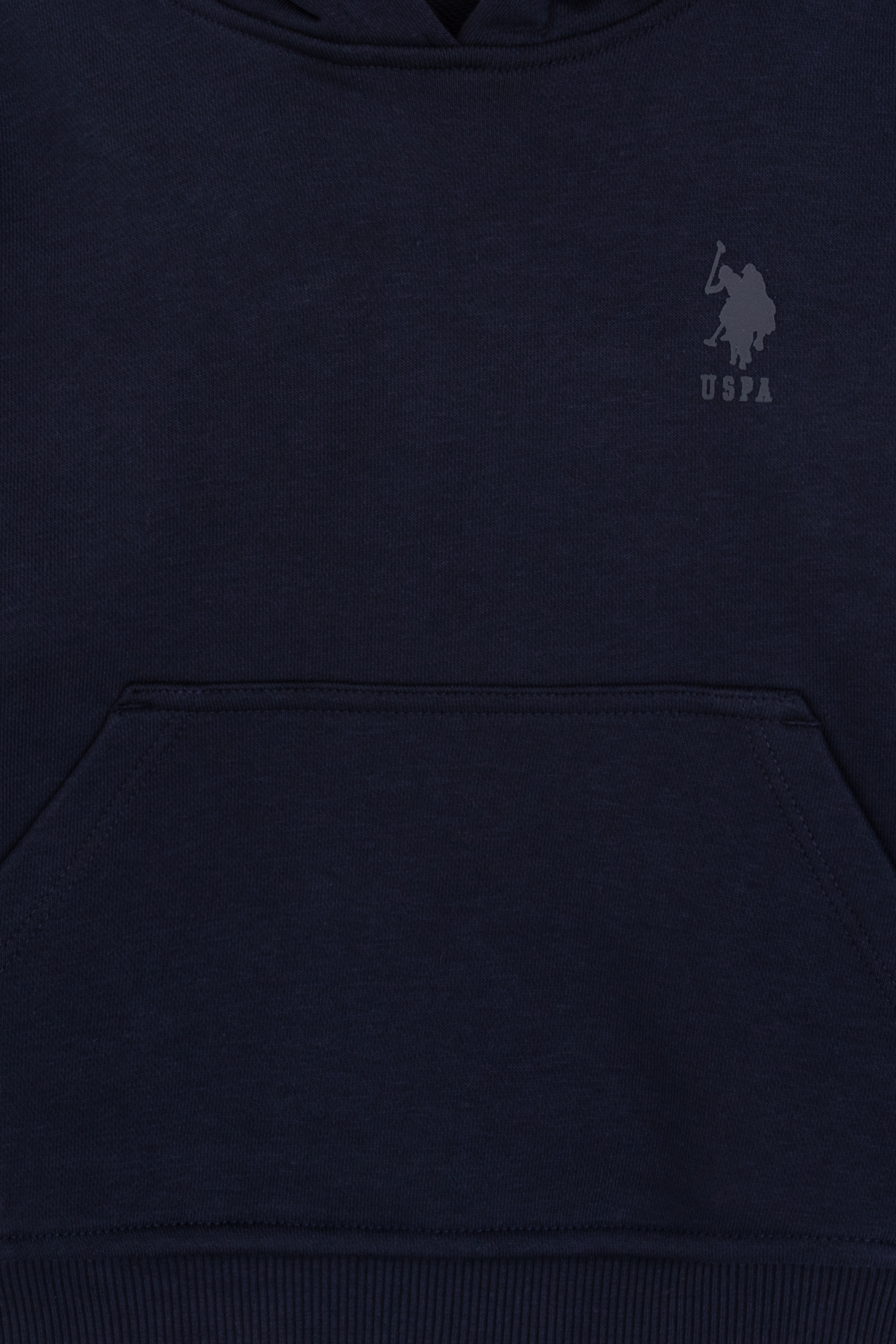 Erkek Çocuk Lacivert Kapüşonlu Basic Sweatshirt - Image 3