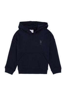 Erkek Çocuk Lacivert Kapüşonlu Basic Sweatshirt - 50313941002