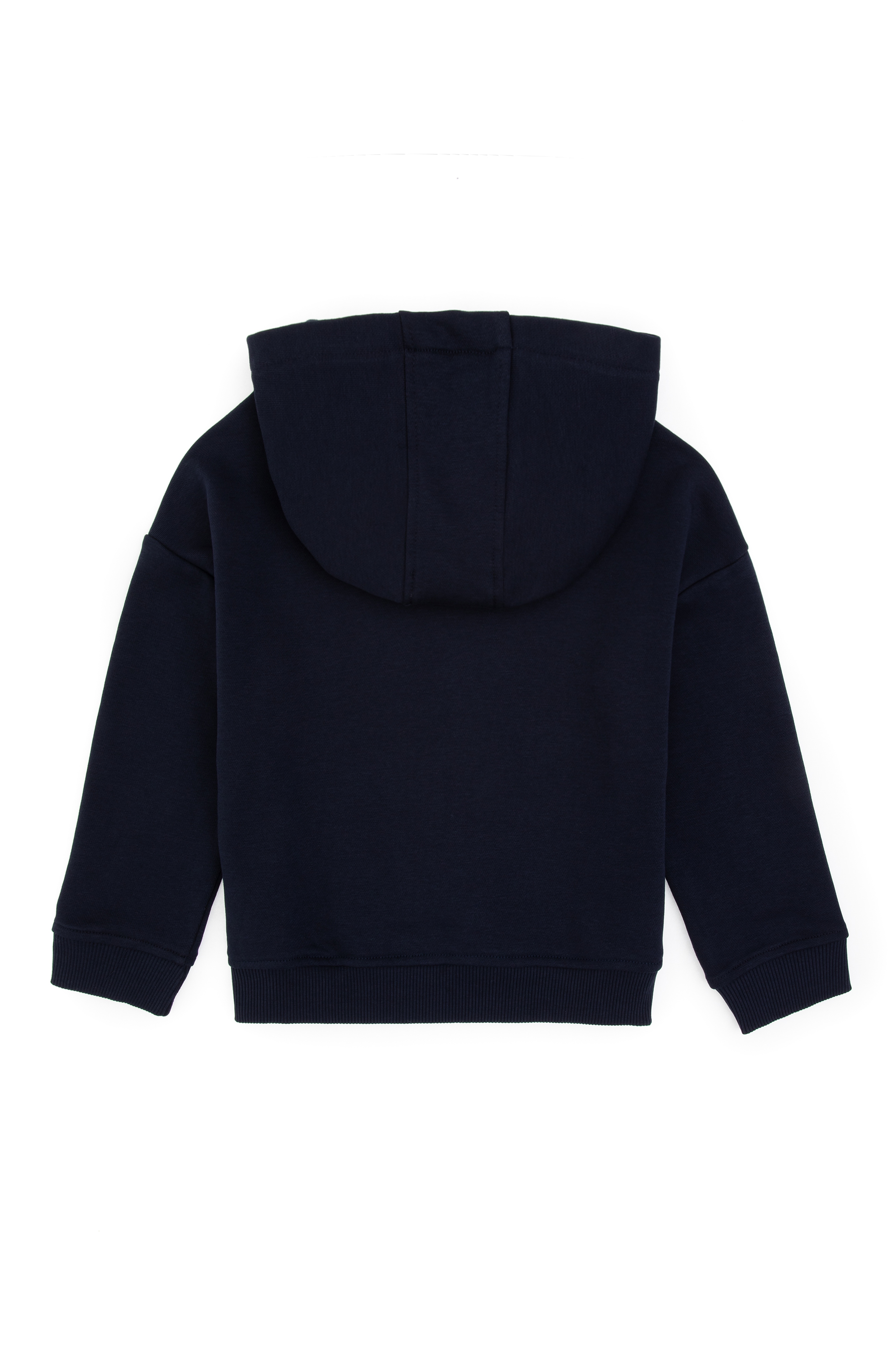 Erkek Çocuk Lacivert Kapüşonlu Basic Sweatshirt - Image 2