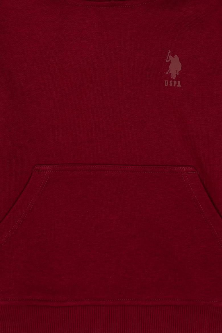 Erkek Çocuk Bordo Kapüşonlu Basic Sweatshirt - 50313941077