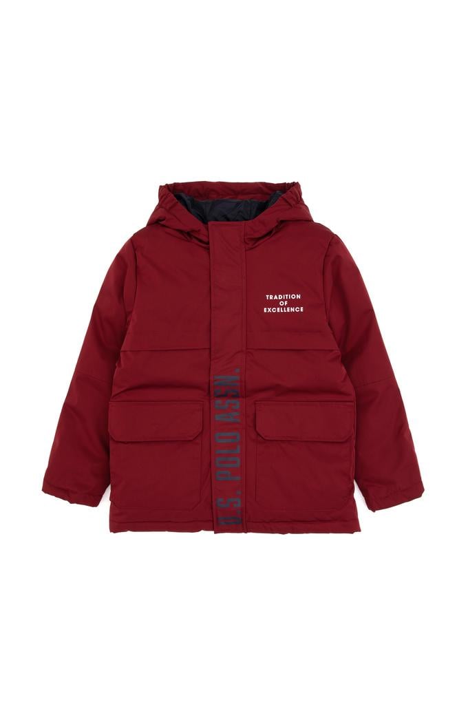 Erkek Çocuk Bordo Kaban
