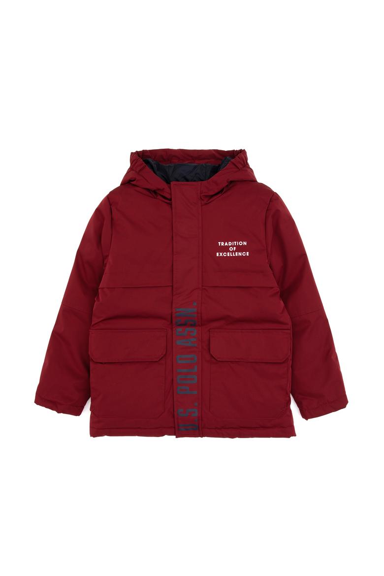 Erkek Çocuk Bordo Kaban