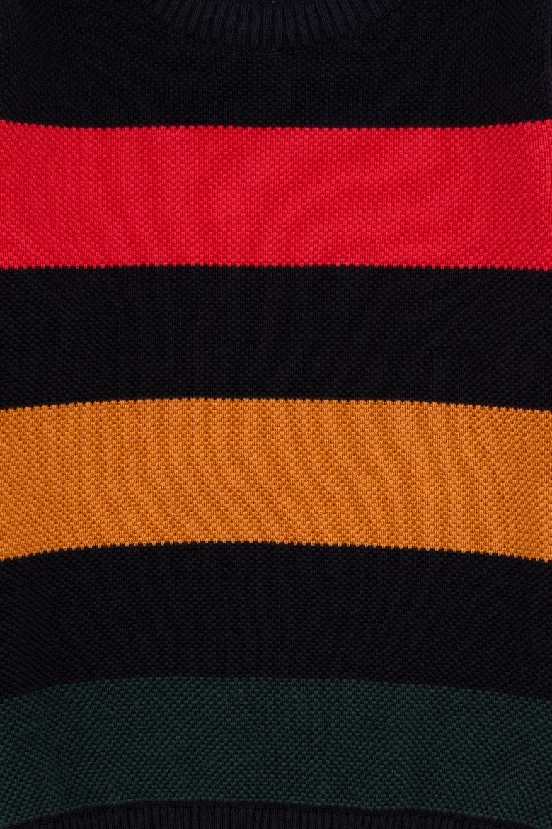 Erkek Çocuk Lacivert Bisiklet Yaka Kazak - 50311142006