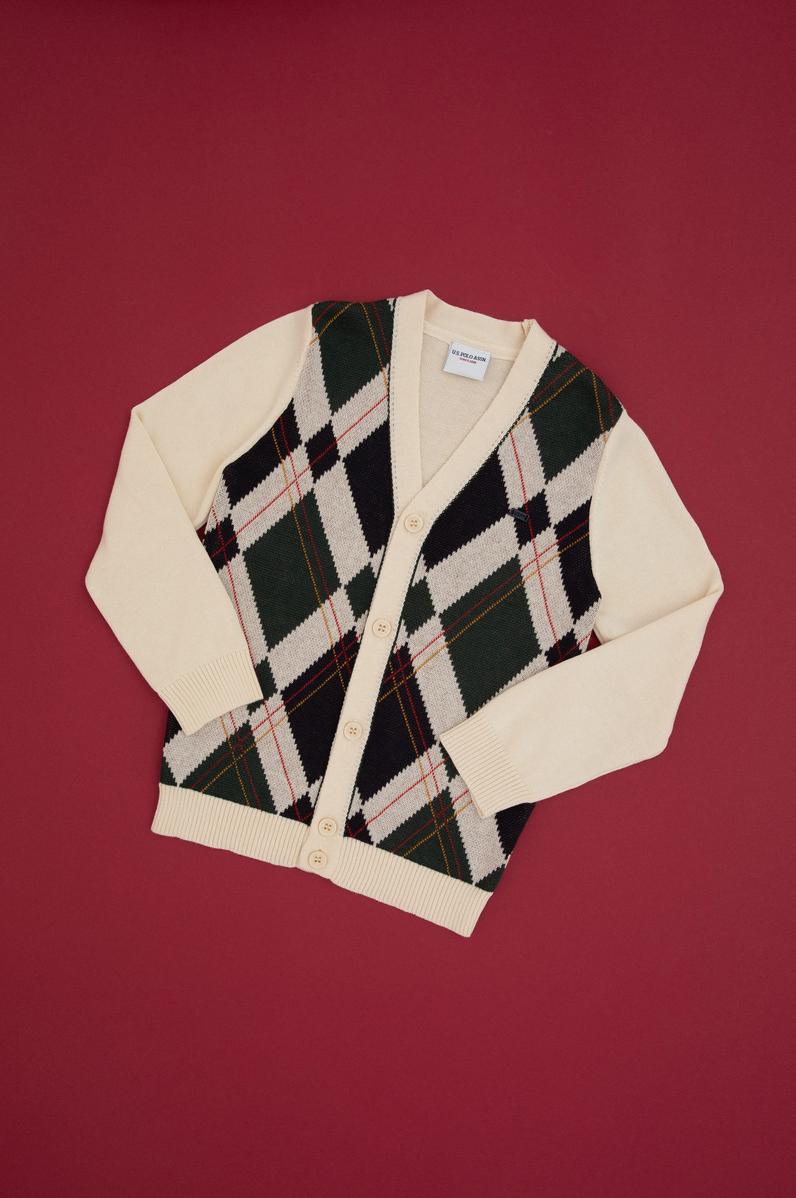 Erkek Çocuk Krem Triko Hırka