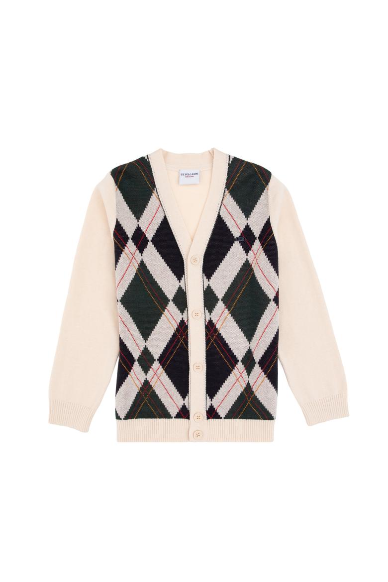 Erkek Çocuk Krem Triko Hırka - 50311141014