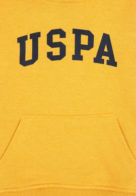 Erkek Çocuk Sarı Kapüşonlu Basic Sweatshirt - 50314005067