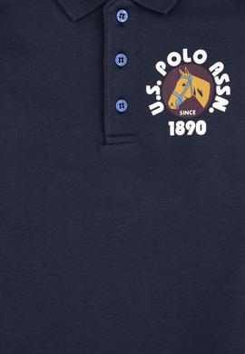 Erkek Çocuk Açık Lacivert Polo Yaka Sweatshirt - 50316597035