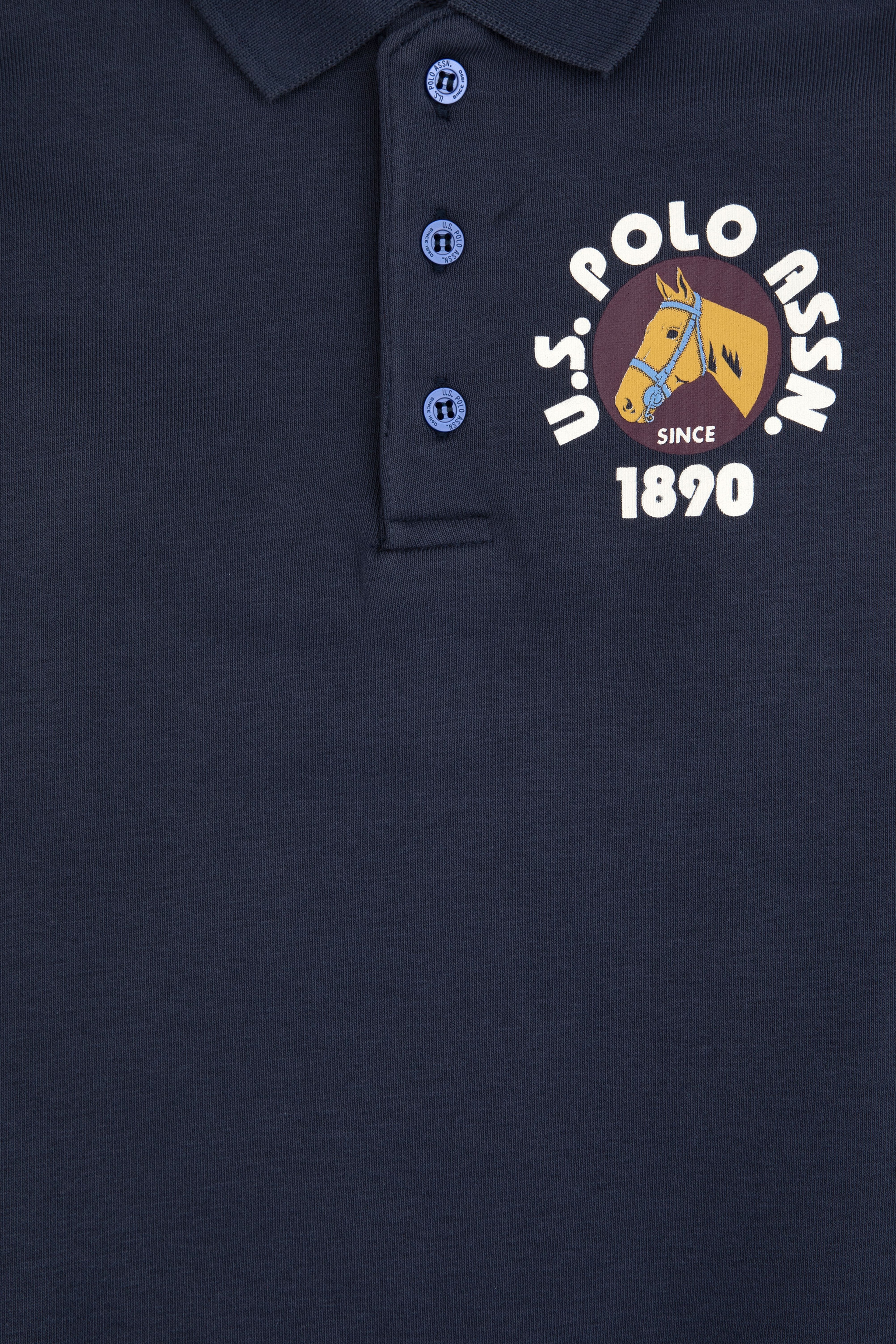 Erkek Çocuk Açık Lacivert Polo Yaka Sweatshirt