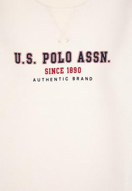 Erkek Çocuk Beyaz Bisiklet Yaka Sweatshirt - 50325149001