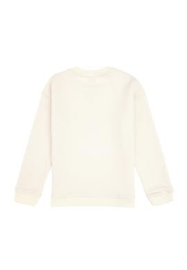 Erkek Çocuk Beyaz Bisiklet Yaka Sweatshirt - 50325149001