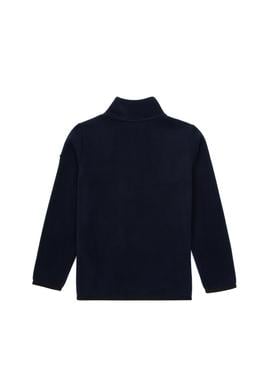 Erkek Çocuk Lacivert Fermuar Yaka Sweatshirt - 50313841118