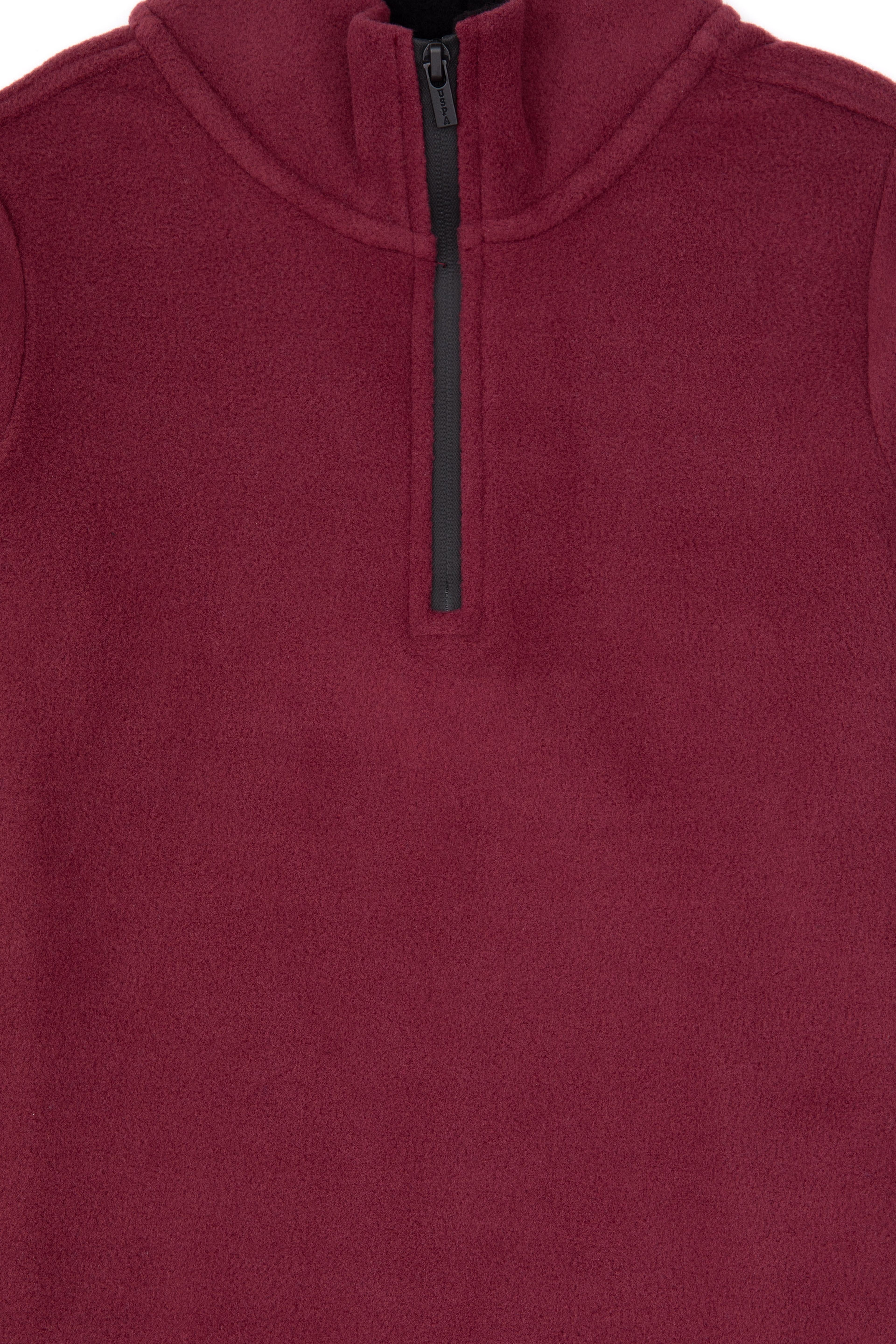 Erkek Çocuk Bordo Yarım Femruarlı Polar Sweatshirt
