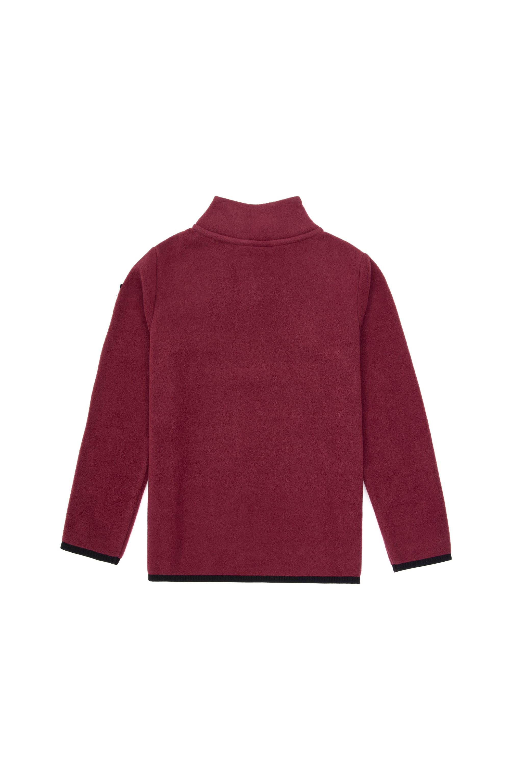 Erkek Çocuk Bordo Yarım Femruarlı Polar Sweatshirt - Image 2