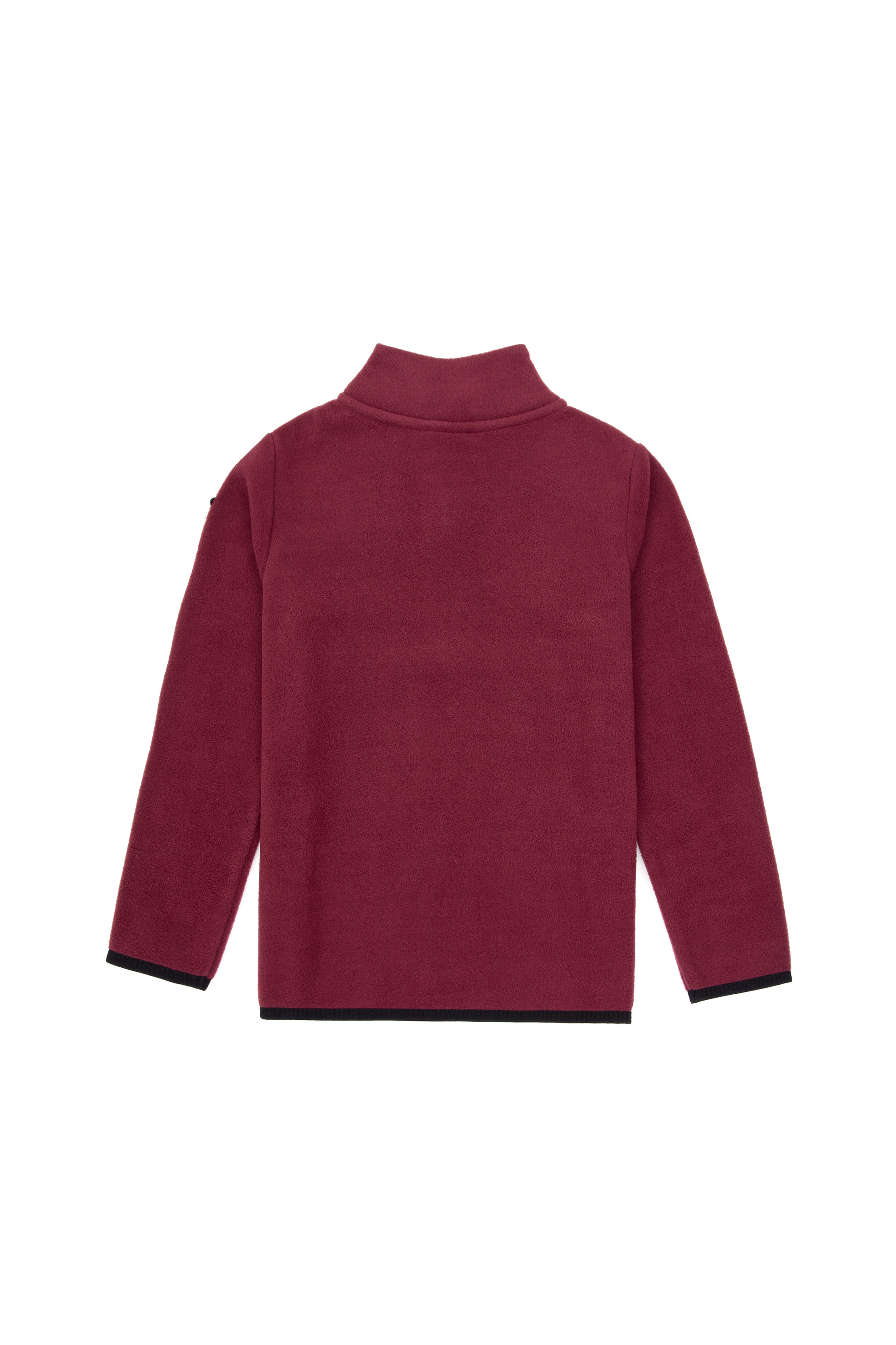 Erkek Çocuk Bordo Yarım Femruarlı Polar Sweatshirt