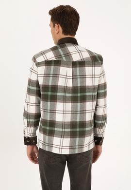Erkek Açık Haki Uzun Kollu Gömlek - 50308257025