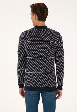 Erkek Lacivert Kazak - 50308284014