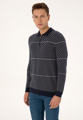 Erkek Lacivert Kazak - 50308284014