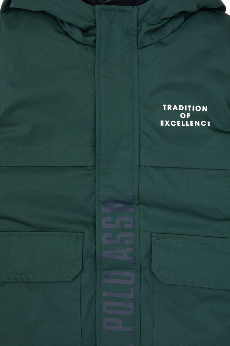 Erkek Çocuk Koyu Yeşil Kaban - 50311144025