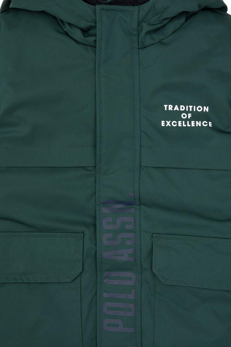 Erkek Çocuk Koyu Yeşil Kaban