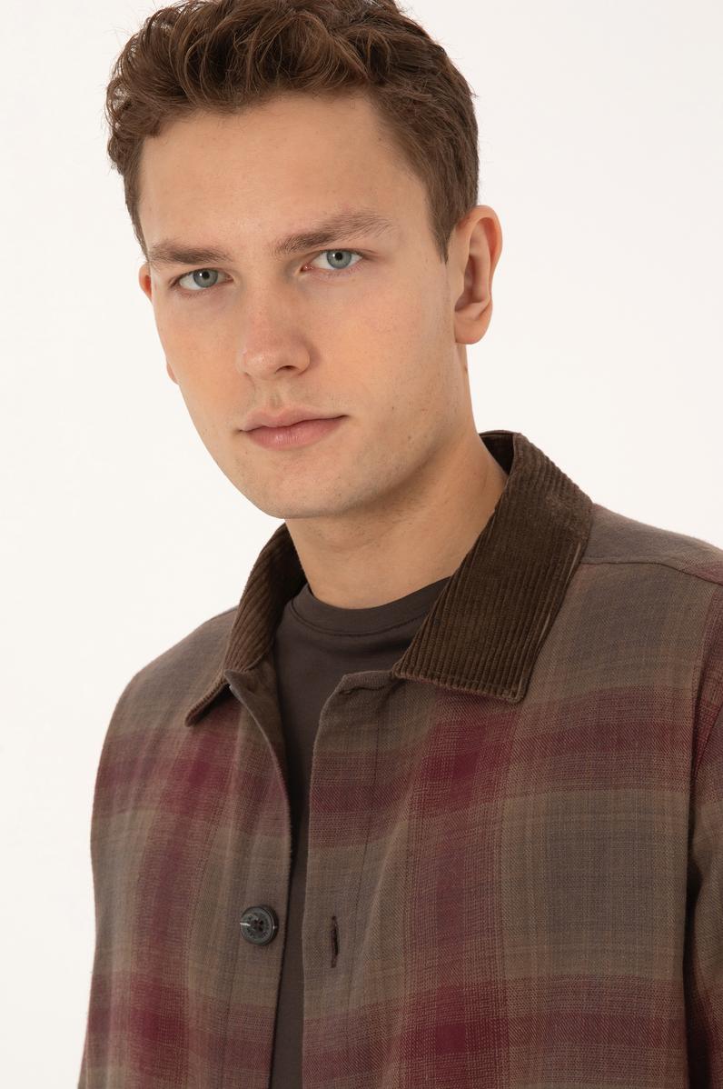 Erkek Bordo DOKUMA MONT