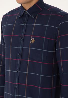 Erkek Lacivert Uzun Kollu Gömlek - 50315916009