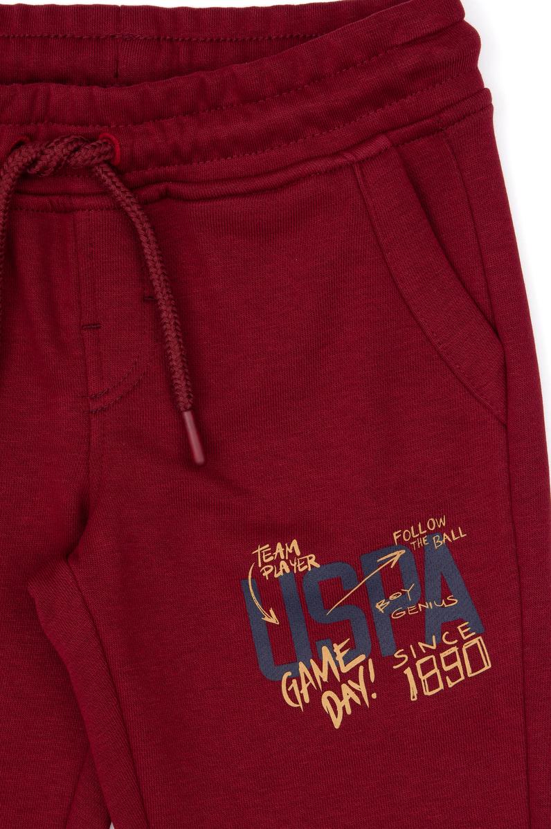 Erkek Çocuk Bordo Eşofman Altı