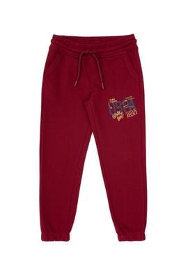 Erkek Çocuk Bordo Eşofman Altı - 50316602001