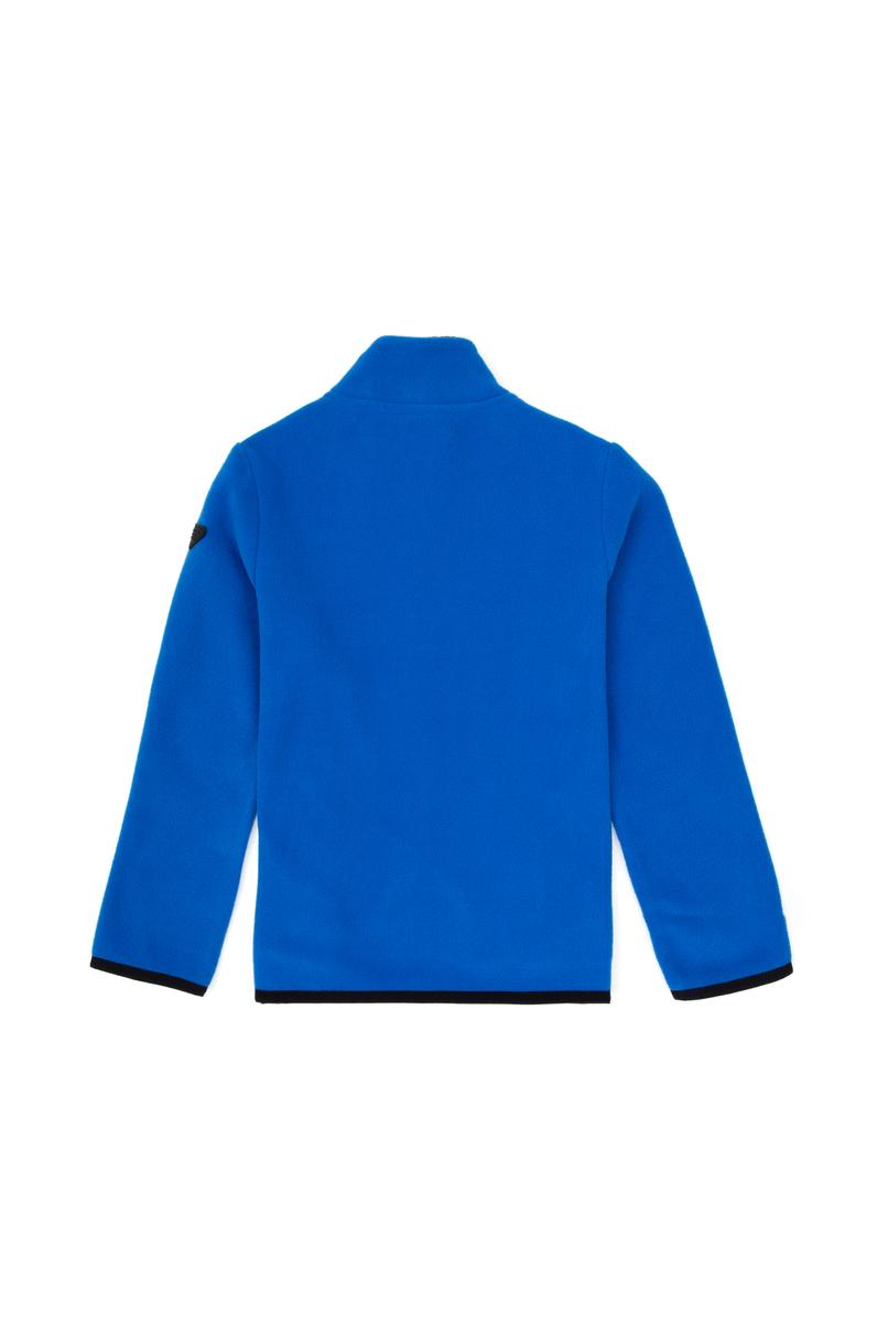 Erkek Çocuk Saks Fermuarlı Sweatshirt