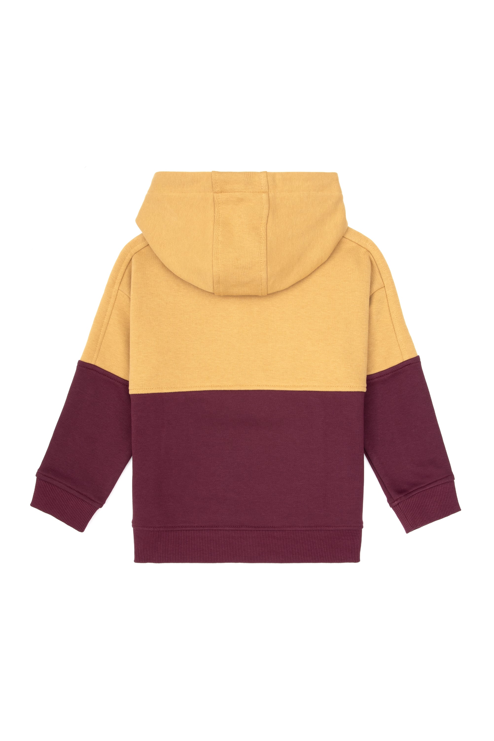 Erkek Çocuk Bordo Kapüşonlu Sweatshirt - Image 2