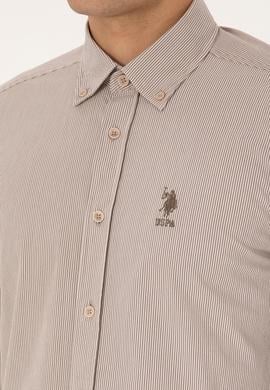 Erkek Taş Uzun Kollu Gömlek - 50308522017