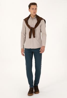 Erkek Taş Uzun Kollu Gömlek - 50308522017