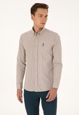 Erkek Taş Uzun Kollu Gömlek - 50308522017