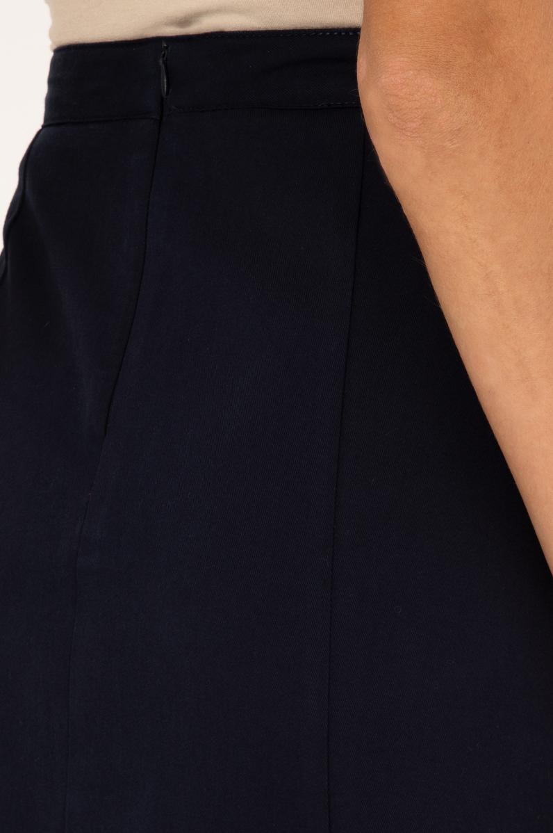 Kadın Lacivert Dokuma Etek