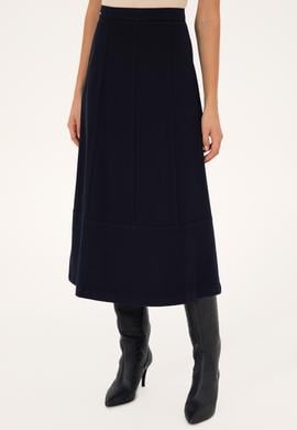 Kadın Lacivert Dokuma Etek - 50310882011