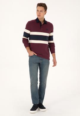 Erkek Bordo Sweatshirt - 50308897026