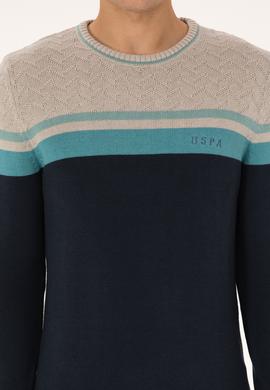 Erkek Açık Lacivert Kazak - 50307826007