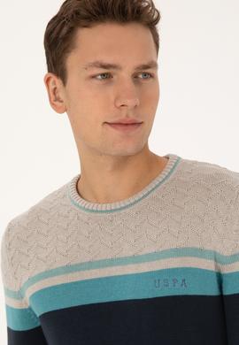 Erkek Açık Lacivert Kazak - 50307826007