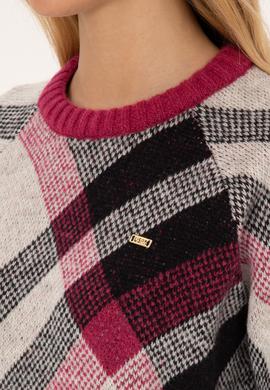 Kadın Taş Bisiklet Yaka Kazak - 50308923007