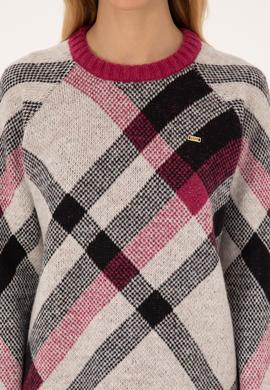 Kadın Taş Bisiklet Yaka Kazak - 50308923007