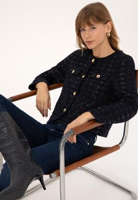 Kadın Lacivert Ceket - 50308757013