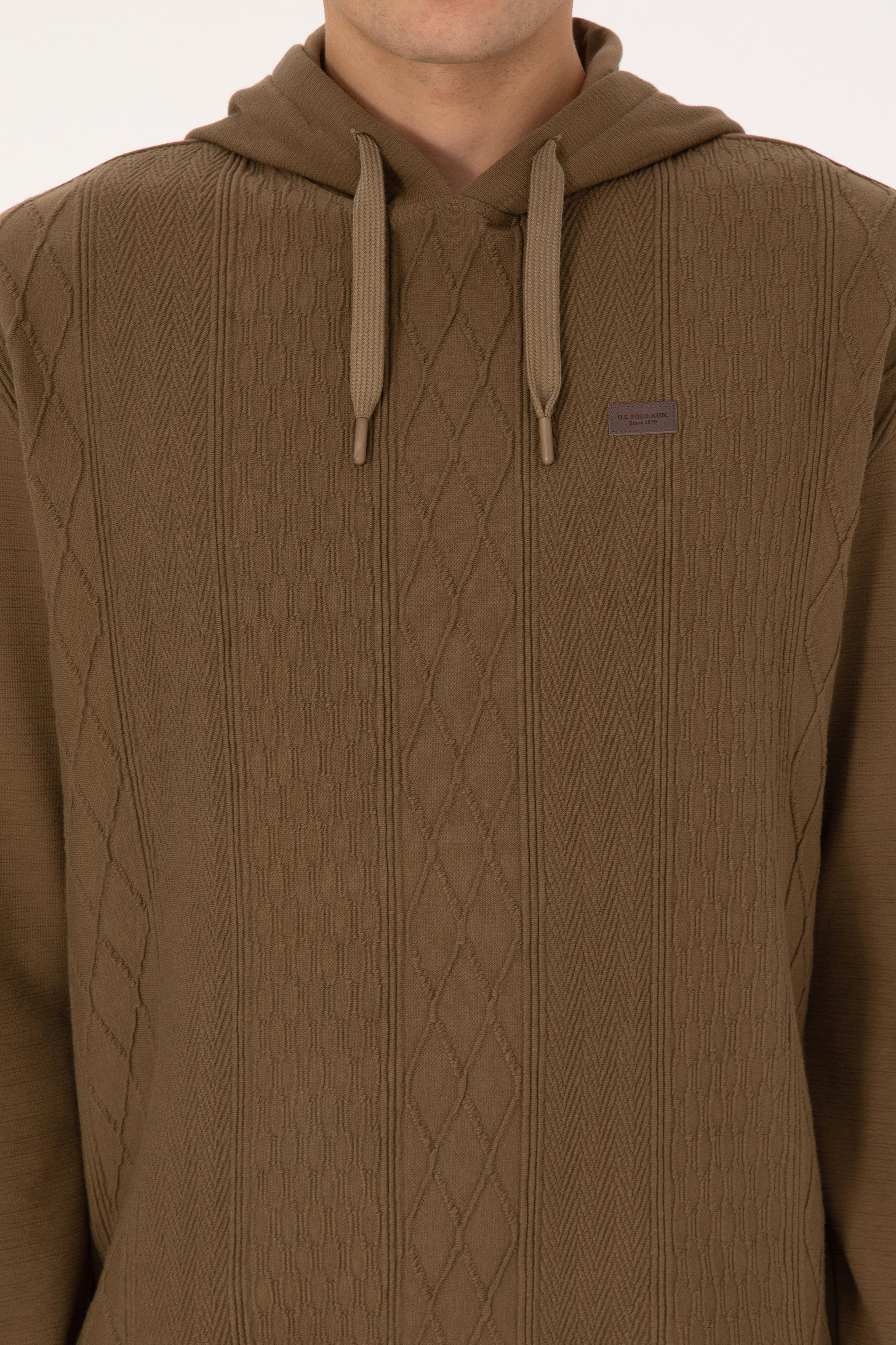 Erkek Haki Sweatshirt - Image 6